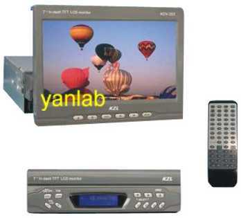 7" In-Dash TFT LCD w/ Radio/TV/Amplifier