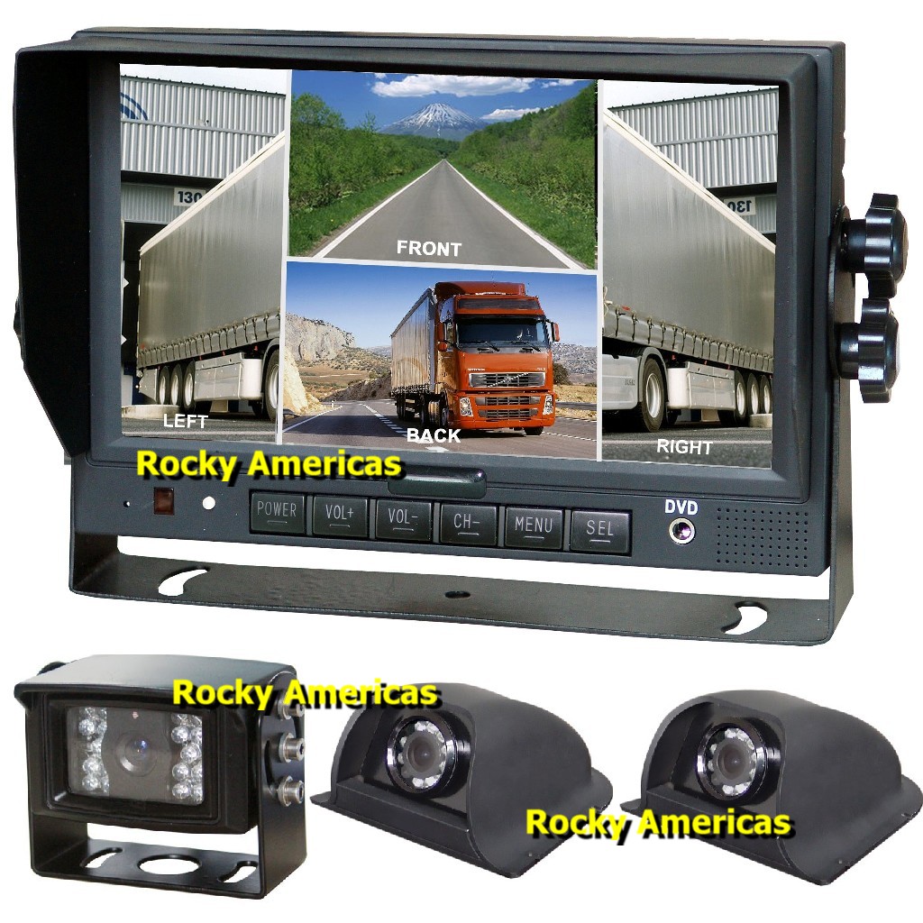 Complete Vehicle Rear View 3-Camera
                          System